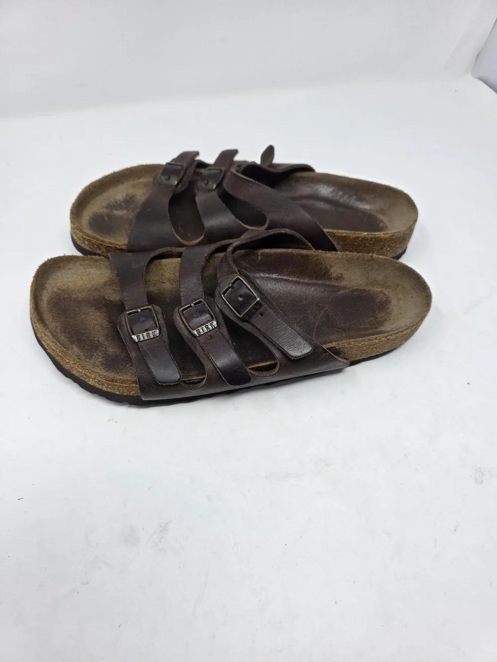 Birkenstock 3 Strap Sandals Brown Leather EU 38 US Women’s 7–7.5